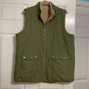 Entro Reversible 1X Green/Beige Vest